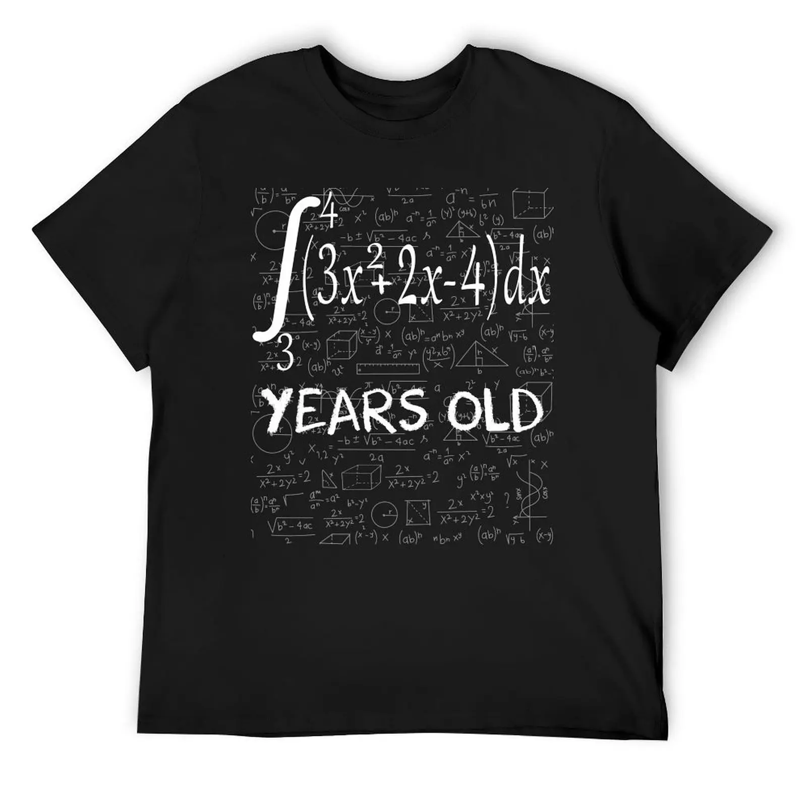 Funny math geek 40 years old 40th birthday integral calculus T-Shirt customs design your own vintage mens shirts graphic tee