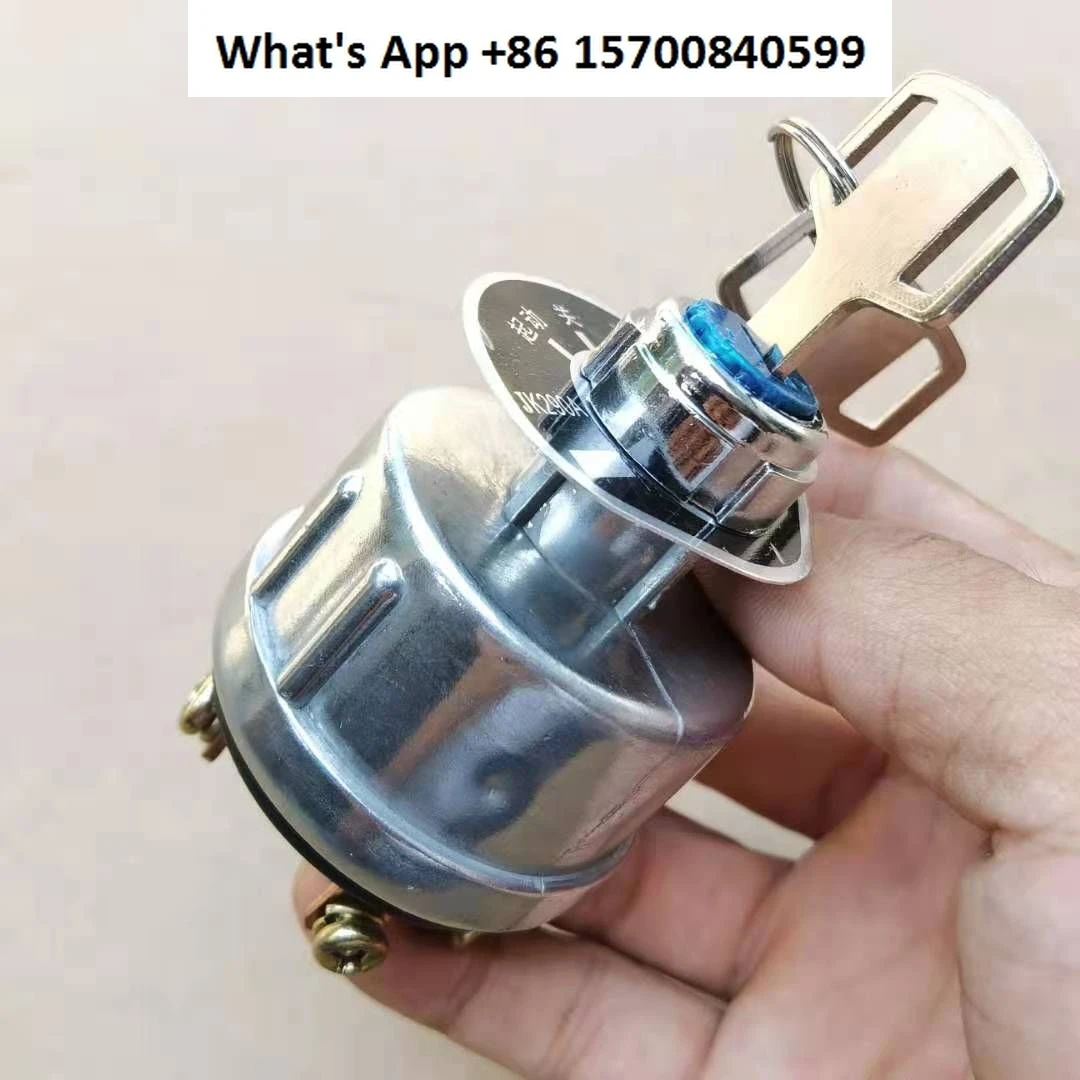 Construction vehicle JK290A starting ignition lock switch preheating start key excavator forklift crane tractor