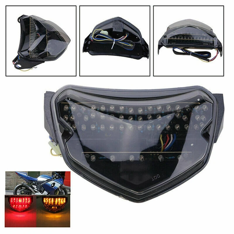 Motorcycle LED Rear Turn Signal Tail Stop Light Lamp Integrated For Suzuki GSXR600 GSXR750 GSXR 600 750 K4 2004 2005