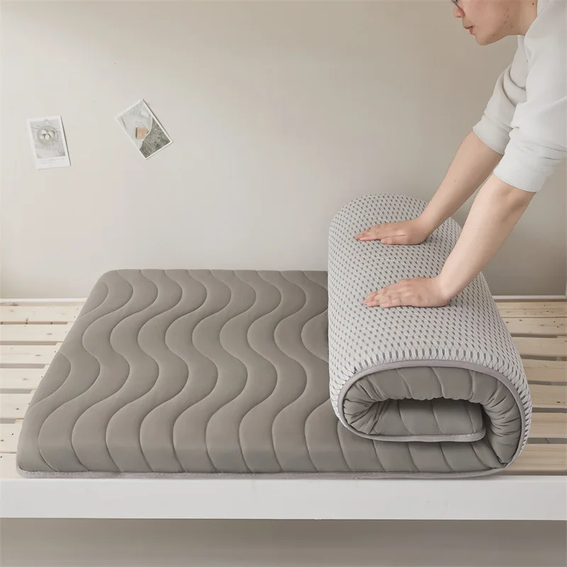 Class A Washable Cotton Skin Friendly Breathable Soybean Fiber Thick Foldable Soft Mattress For Dormitory Tatami Homestay Use