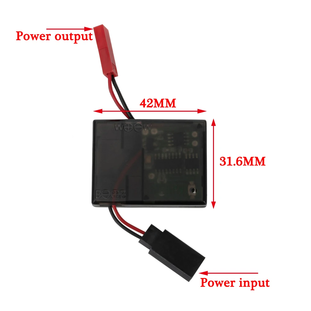 Winch Wireless Remote Receiver Controller Set for 1/10 RC Crawler Axial SCX10 90046 Tamiya CC01 Redcat Gen8 TRX4 TRX6 MST CFX