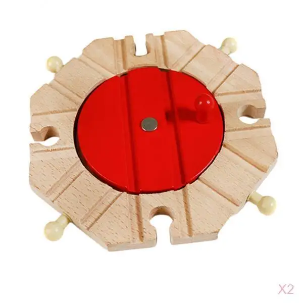 Wooden Trains Track Kits Preschool Wooden Educational Toys for Kids Train Building Activity