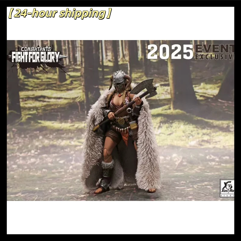 В наличии: Оригинальная подвижная фигурка XesRay Battle of Glory: Golden Hilde Gladiator в масштабе 1/12, подарок и предмет коллекционирования