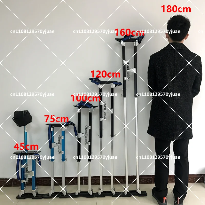 Aluminum Alloy Stilts for Adults, Height Increasing Foot Lift Shoes for Interior Decoration and Stage Performance