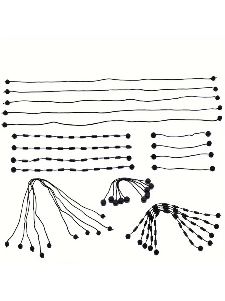 5 Stück schwarze Spinnen-Seidenseilverbinder, 23,5 cm Bausteine, Kettenbaustein 14226 63141, Zubehör, High-Tech-MOC-Blöcke