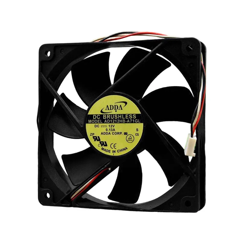 ORIGINAL AD1212HB-A71GL DC12V 0.13A 12025 120*120*25mm NEW COOLING FAN RADIATOR