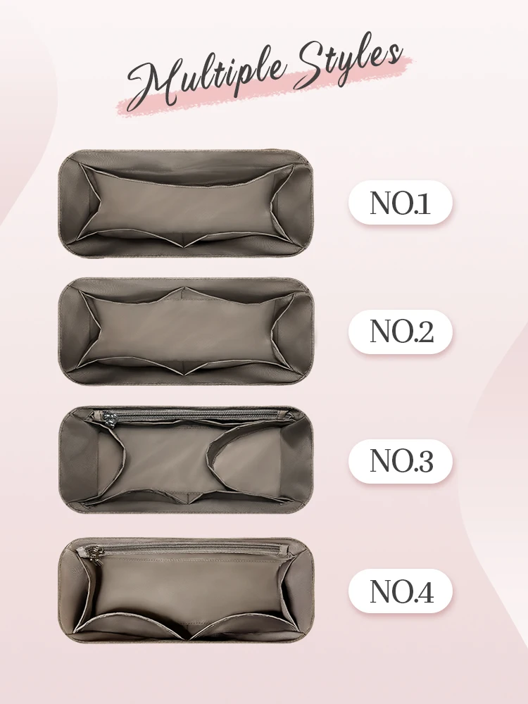 Nylon Purse Organizer Insert Fit for Hermes Lindy Handbag Inner Bag In Bag Inside Storage Bag Lightweight Inner Liner Cosmetics