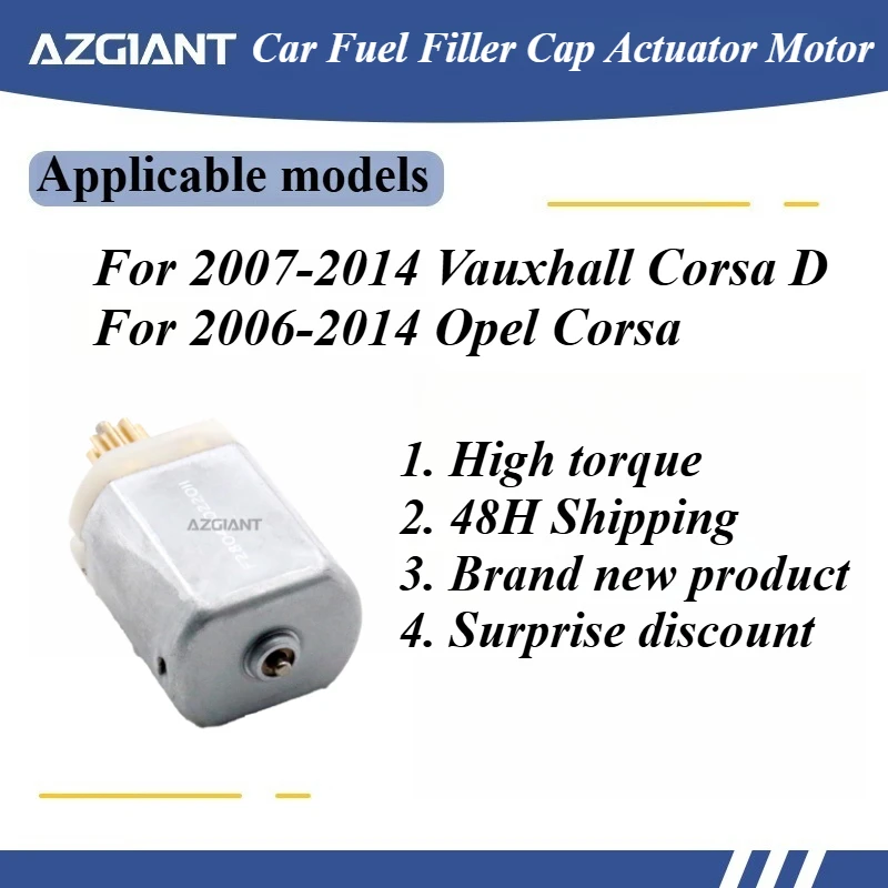 

For Opel Vauxhall Corsa D 2007-2014 Car Fuel Filler Flap Open Lock Release Actuator Core Motor Tank Cap Door Repair Engine