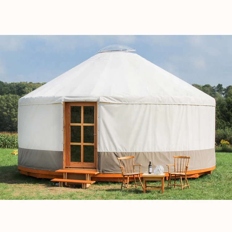 Yurt Mongolian Dome House Z prefabrykowany domowy namiot Yurta