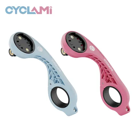 CYCLAMI S2 Bike Computer Mount MTB Road GPS Headlight Holder Camera GoPro Bracket Pink Blue for XOSS G G2 G3 IGPSPORT Garmin