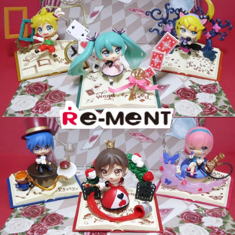 

Genuine Re-Ment Hatsune Miku Secret Wonderland Collection Blind Box Miniature Scene Room Figures Desktop Ornament Gifts Toys