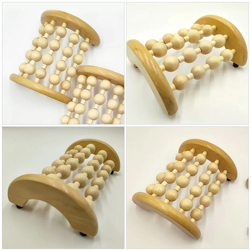

Ролик-массажер для ног из натурального дерева для расслабления глубоких тканей Компактный дизайн для путешествий и офиса Пенопластовый ролик для мышц