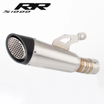 Slip On For BMW S1000RR S1000 RR 2019 2020 2021 2022 2023 Motorcycle Exhaust Escape System Modify Link Pipe S1000RR Exhaust