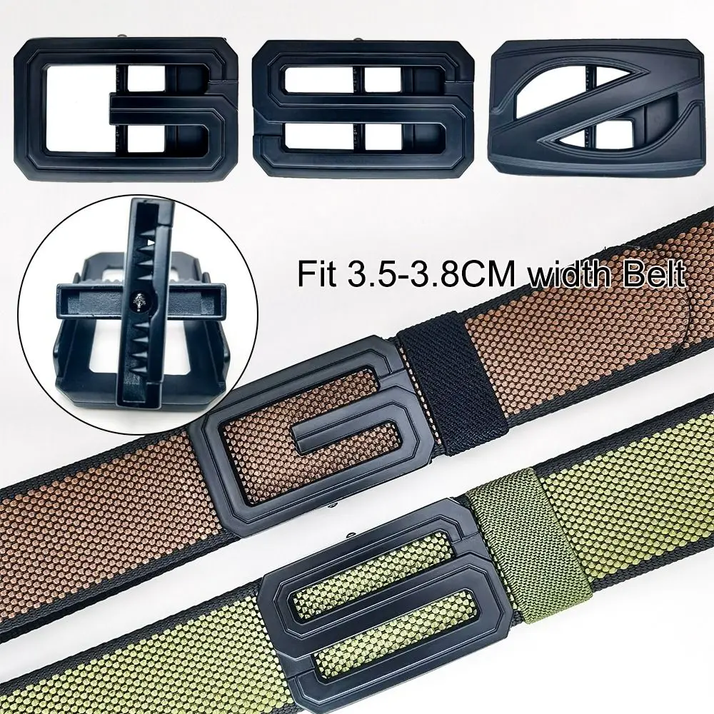 

Fashion Rotating 3.8cm Belt Buckle Alloy Hollow Belt Automatic Buckle Luxury Design Letter Business Buckle For Man