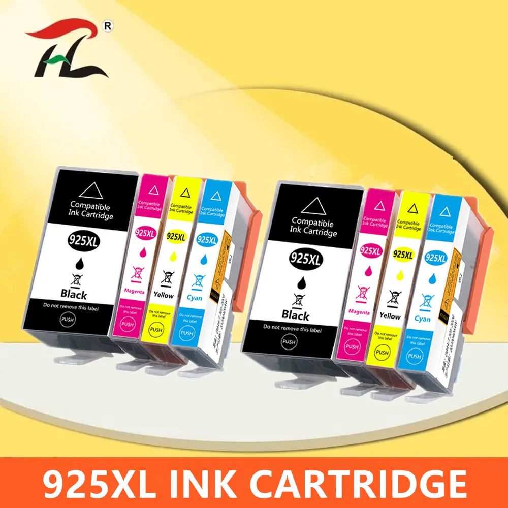 5 Pack Compatible 925XL 925 Ink Cartridges for HP Officejet Pro 8120 8130  Printer