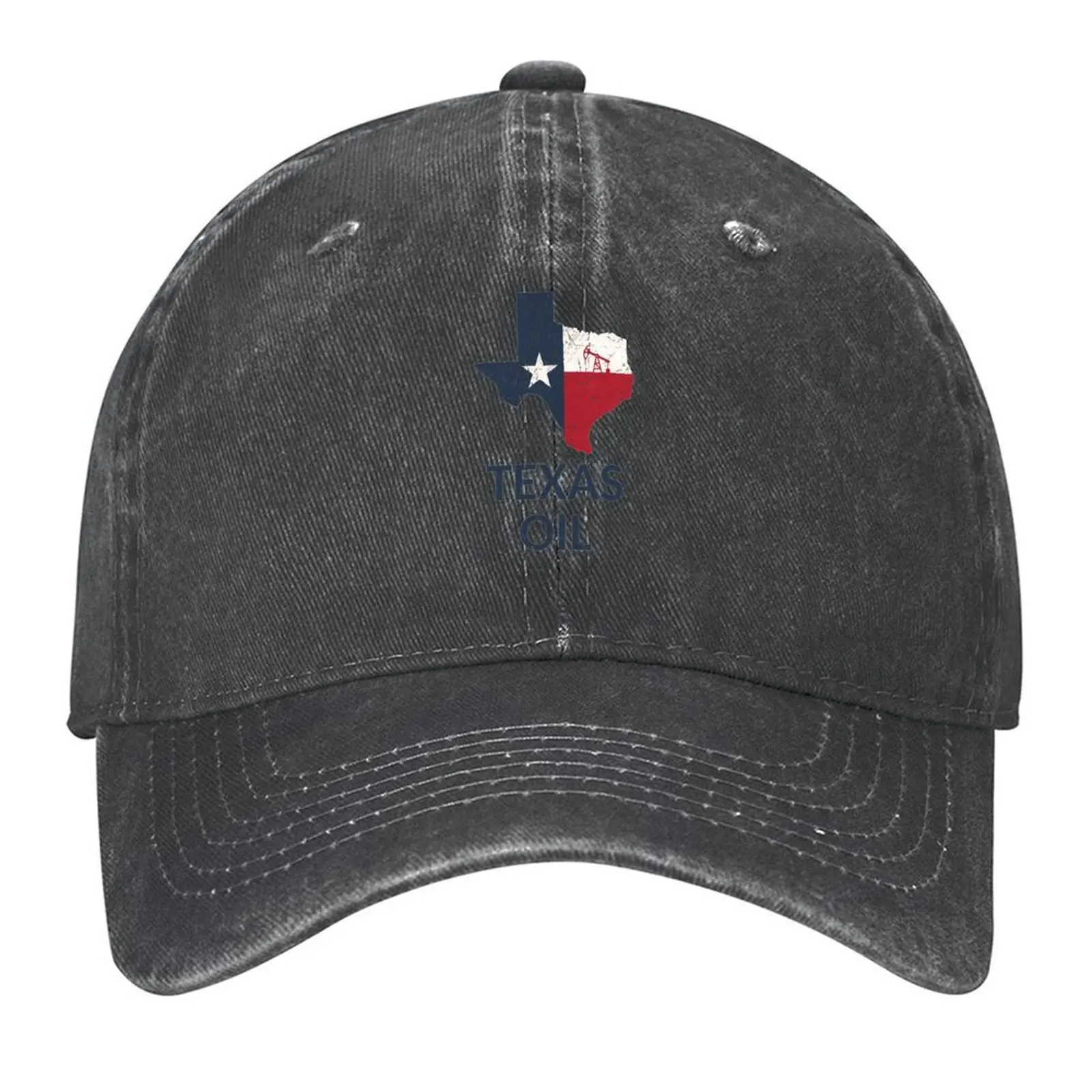 

Texas Oil Flag USA State Baseball Cap funny hat Thermal Visor Hood Hat Man Luxury Women Beach Fashion Men's