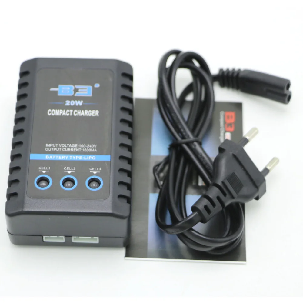 IMAX B3 20W 1.6A Compact Portable Battery Balance Charger for 2s-3s RC LiPo AEG Airsoft For RC Hobby Dropship Wholesale