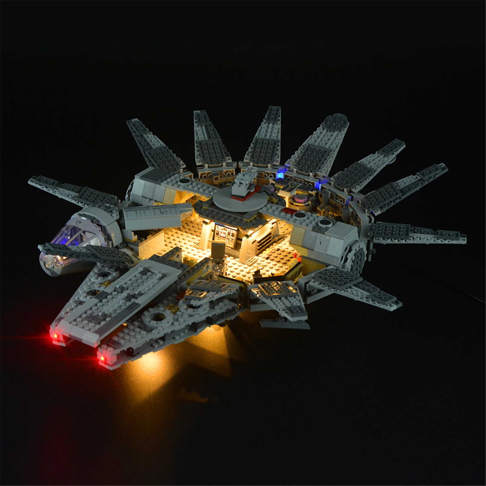 LED Light Kit for 75105 Millennium Falcon  Building Blocks Lights (NO Blocks Only LED Light) Bricks Toys for Children To Gifts