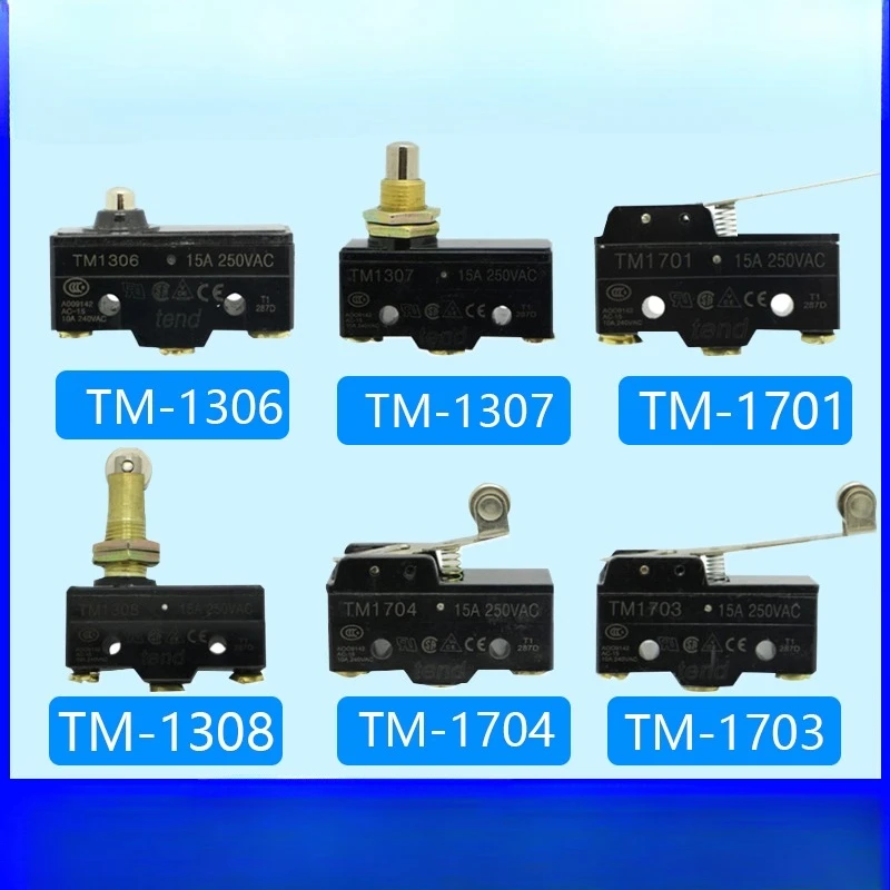 2Pcs Micro Switch TM1308 1701 1307 1309 1704 1703 1306 Stroke Limit