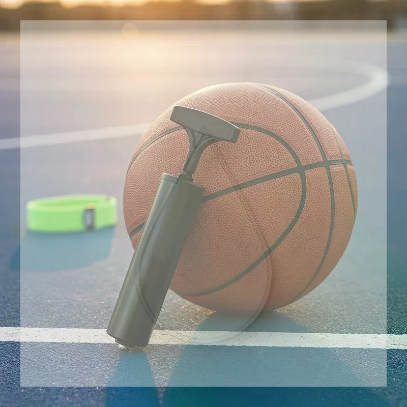 Fast Inflation Handheld Ball Pump with Needle Universal for Soccer Volleyball Basketball Match Emergency Use
