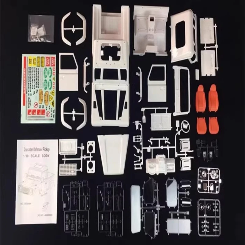 เปลือกหุ้มรถจำลอง ระยะฐานล้อ 275 แบบเปลือกแข็ง สำหรับรถบังคับวิทยุ 1/10 รุ่น D90 แบบกระบะ อุปกรณ์เสริมสำหรับการอัพเกรด