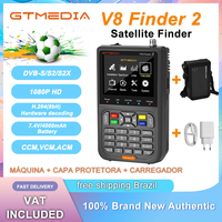 Gtmedia V8 Finder 2 Upgrad Satellite Finder DVB-S/S2/S2X HD 1080P H.264 VS ST-5150 Satellite Signal Finder 7.4V 4000mAh In Stock