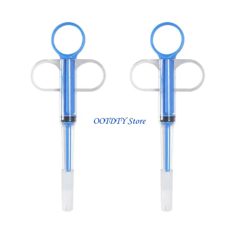 367A 2 Pack Pet Medication Assistant Soft Tip Dispenser Accurate Dosing Tool Lightweight For Home Outdoor