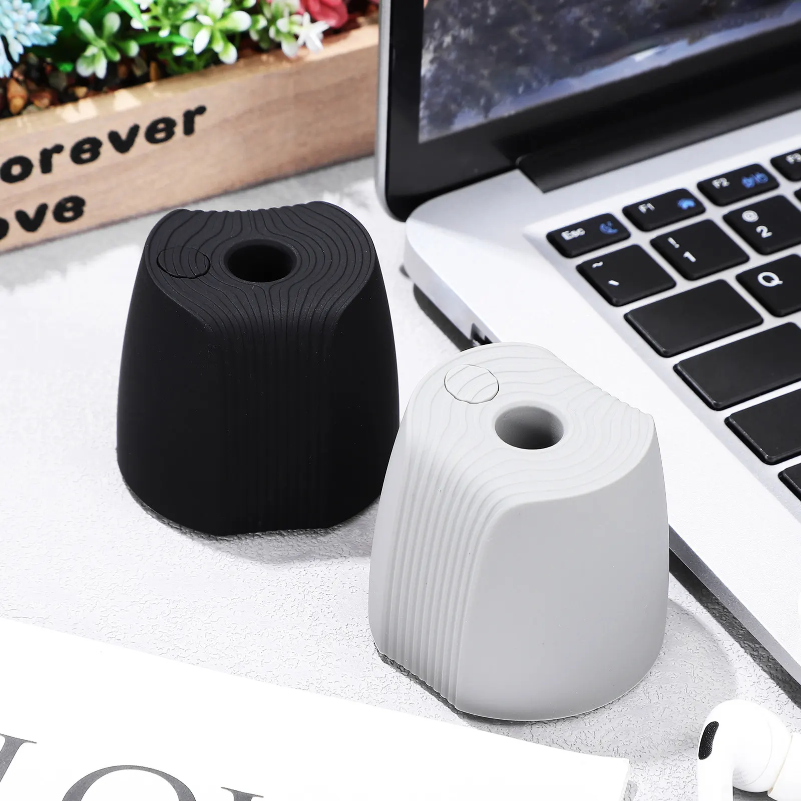 

Электронная подставка для карандашей, 2 шт., силиконовый держатель, устойчивое нескользящее основание, вертикальное и горизонтальное размещение, органайзер для стола, совместимый с другими устройствами