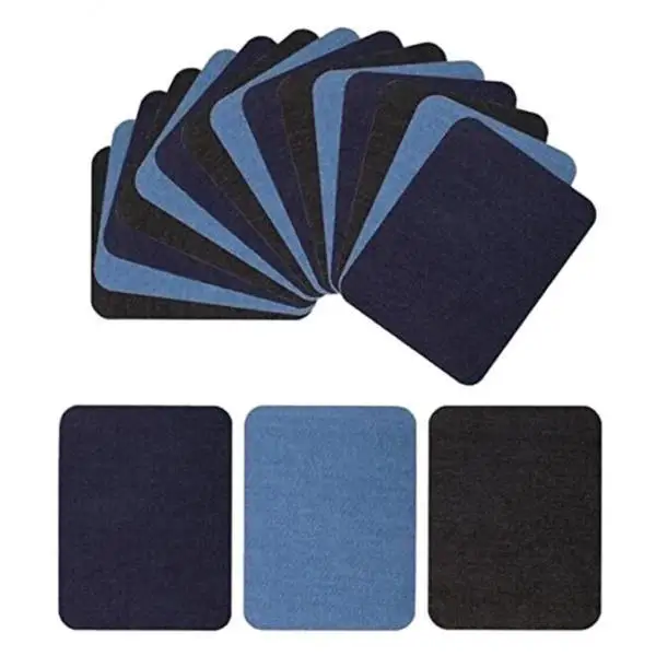 2x 18pcs Iron-on Patches Iron-on Patches Elbow Denim Fabrics Patches