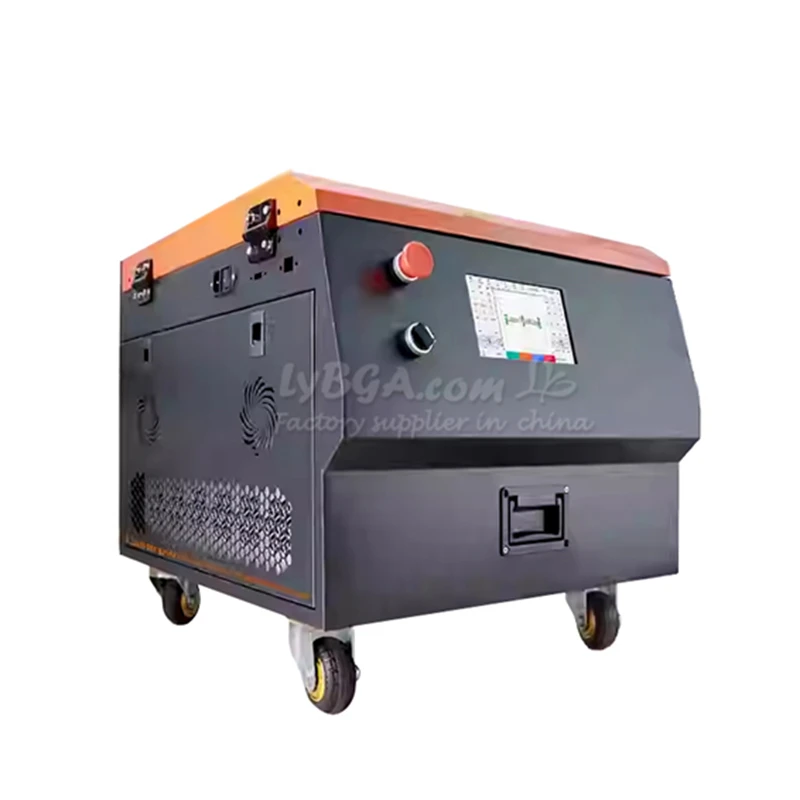 サブストレートを傷めない200W錆除去洗浄機 パルスファイバーレーザー洗浄機 キャビネットタイプ 工業用途向け