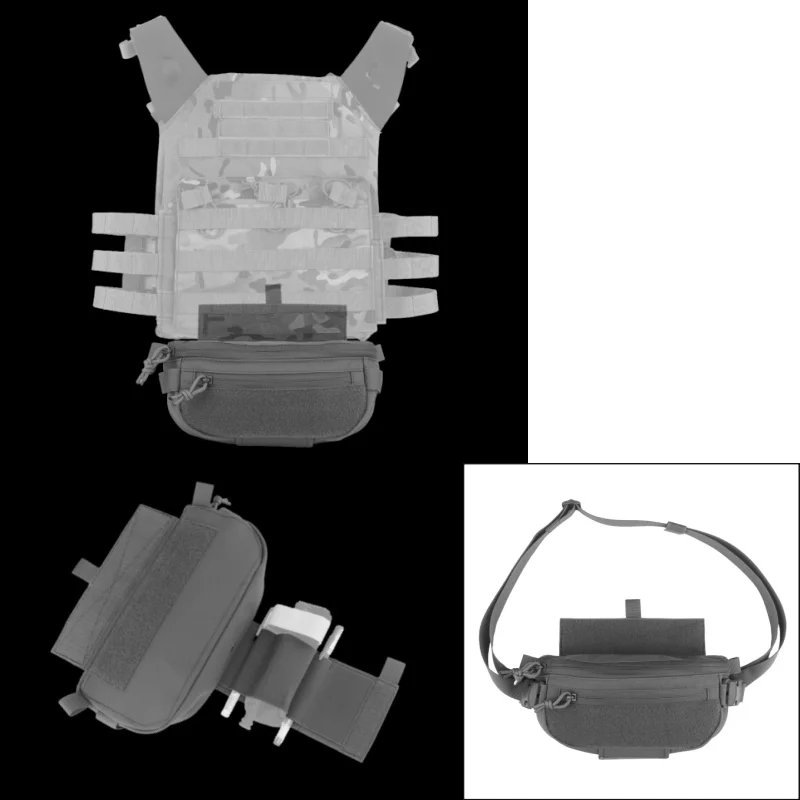 

Dual Purpose Multifunctional Drop Pouch | Expandable Storage MOLLE Compatible Utility Bag | For Hunting Accessories