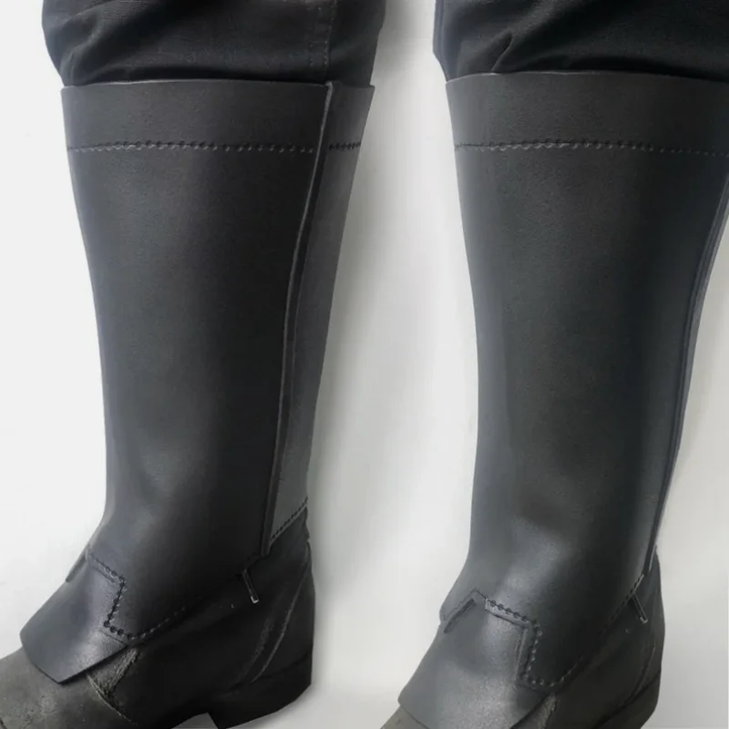 

Medieval Renaissance Men's And Women's Warrior Pu Leather Leggings And Shoe Covers Cosplay Stage Performance Costume Accessories