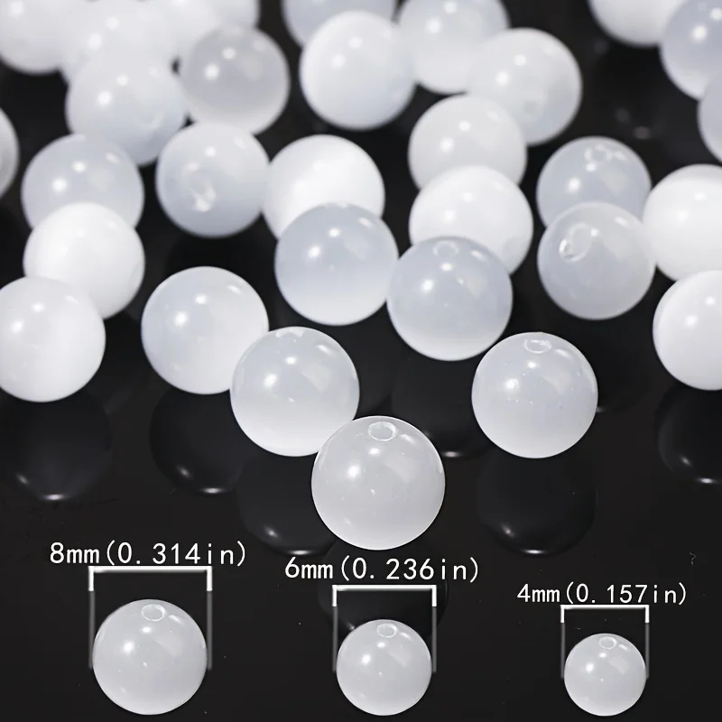Real Natural Stone Selenite Stone Beads Round Loose Spacer Bead For Jewelry Making DIY Necklace Bracelet Accessory 4 6 8 10mm