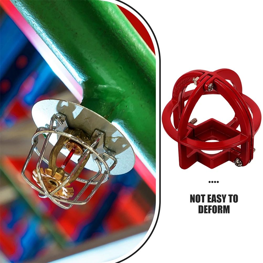 

4 Pcs Fire Sprinkler Head Protective Shield Non Removable Decorative Cap Residential Commercial Industrial Sprinkler