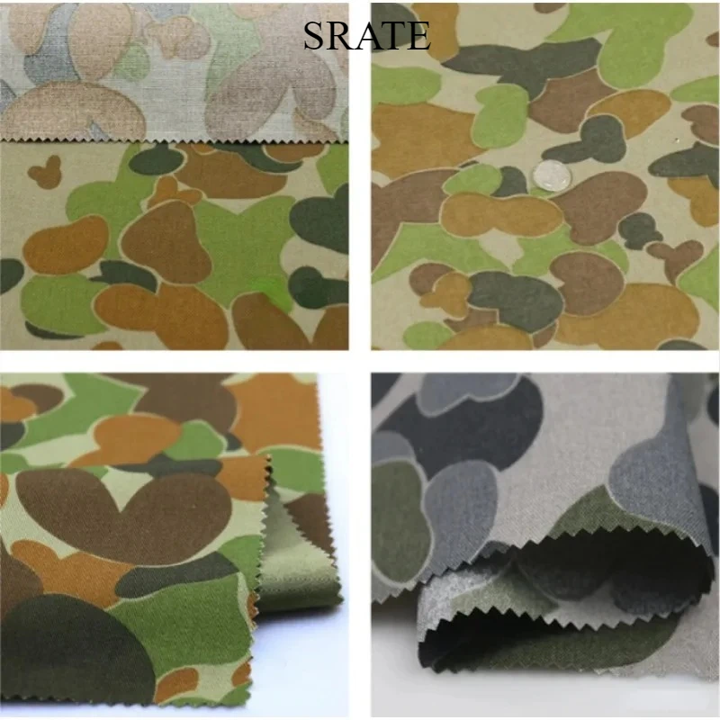 

500D Camouflage Cotton Plaid Infrared-resistant and Waterproof Tactical Outdoor Clothing Fabrics Hunting Sewing Tactical DIY