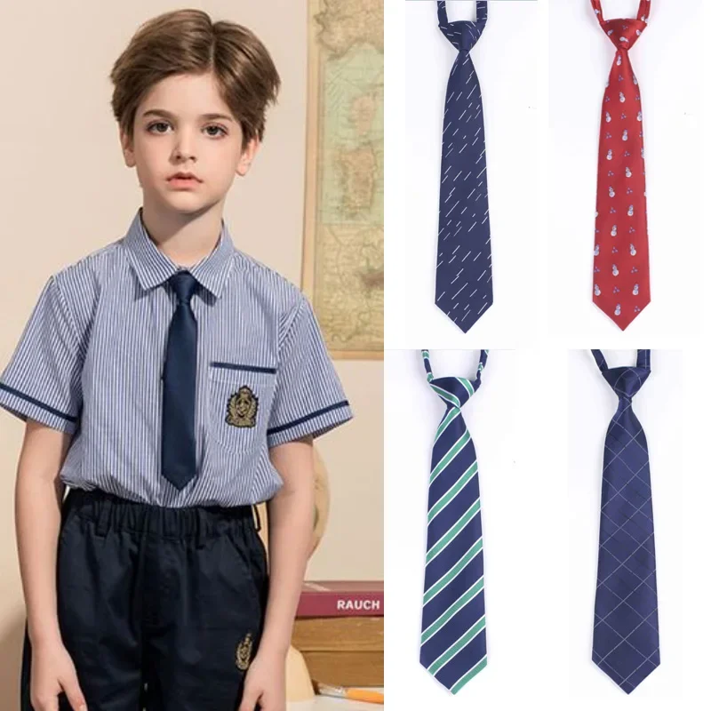 Corbata de algodón y lino con dibujos animados para niños, 6-7cm/30cm, Regalos divertidos para hombres, mujeres, estudiantes, niñas, camisa coreana, corbata de goma