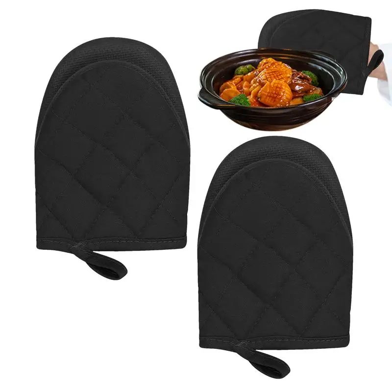 

BBQ Microwave Oven Gloves High-Temperature Barbecue Mitts 260 Degrees Anti Heat Insulation Glove Baking Gloves Tools Supplies