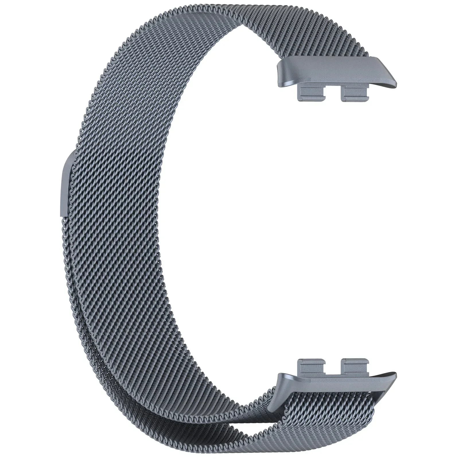 Honor Band用ミラネーゼループストラップ,ステンレススチール製磁気ブレスレット,Huawei Honor Band9用メタルリストバンド