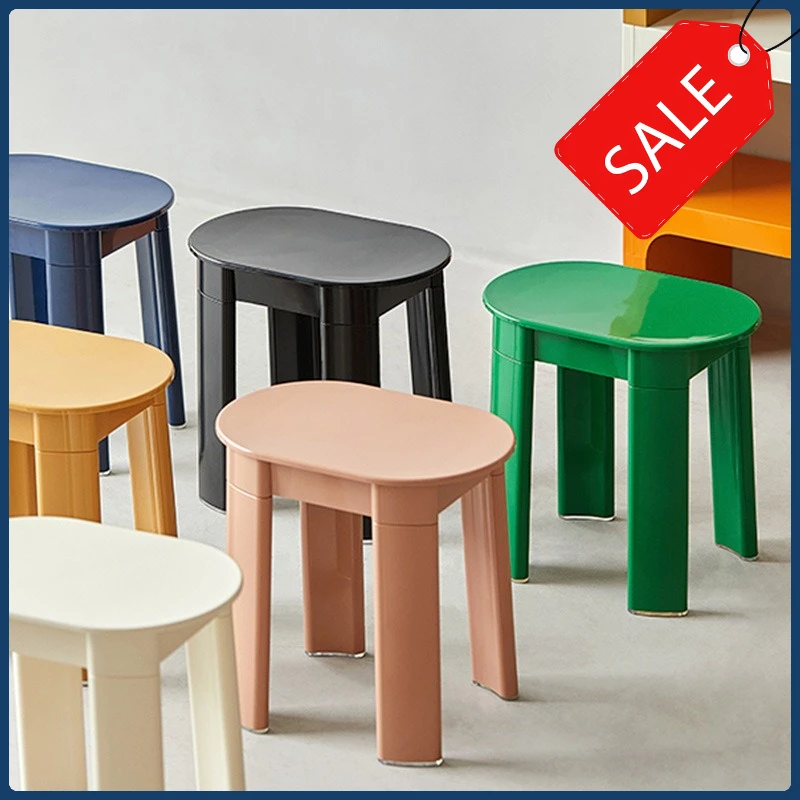 Creative medieval small round stool - multifunctional stool Nordic Instagram home living room modern minimalist dressing stool