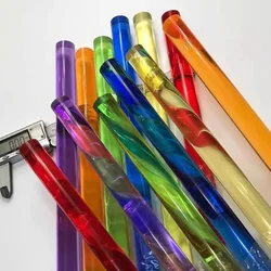 Coloured Tinted Extruded Acrylic Plastic Perspex Rod PMMA Bar Plexiglass