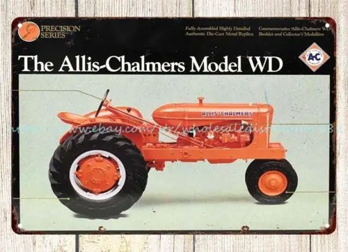 Allis Chalmers Tractor toy metal tin sign plaques home decor plaque