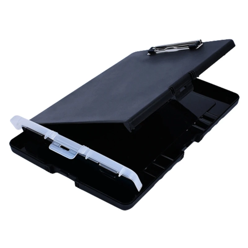 Portable File Case with File Clipboard Pen Box Document File Folder for Office R9UA