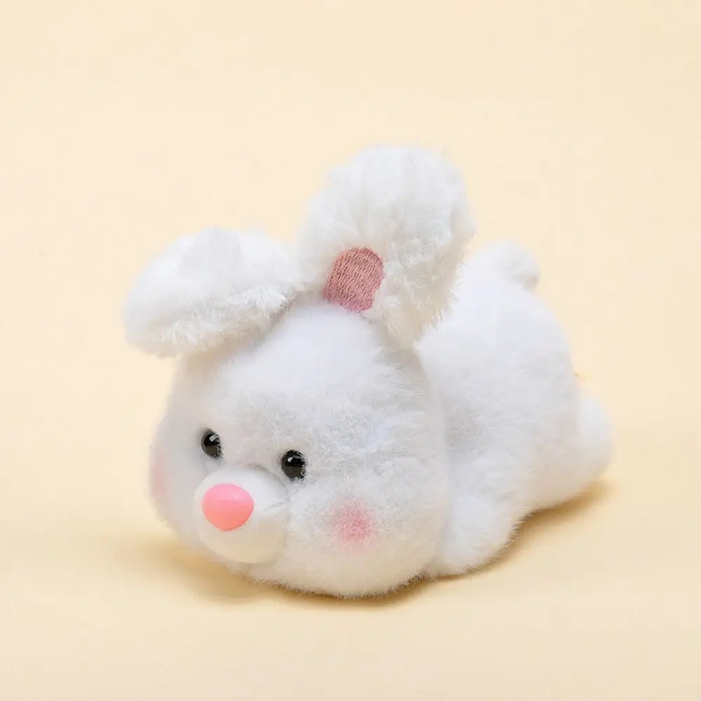 Schattige kleine konijn wasbeer pop clip border collie pluizige panda knuffel husky interactieve herten pluche pop kinderen geschenken