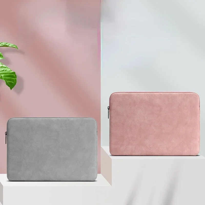 

Laptop Bag Sleeve Case Cover for 13 Notebook, iPad Pro Air, Macbook Air Macbook Pro, Leather