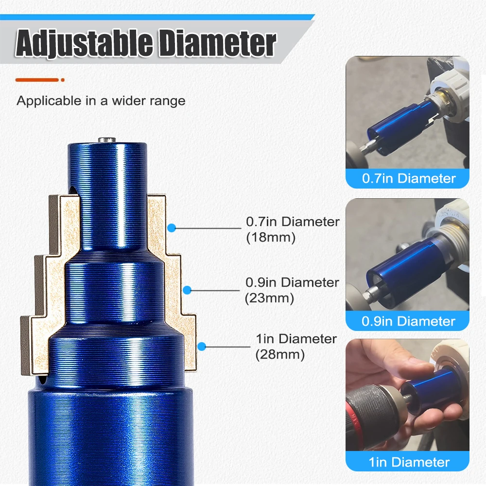 Faucet Angle Valve Broken Wire Extractor 4/6 Points Broken Pipe Head Screw Extraction Faucet Angle Valve Broken Wire Extractor