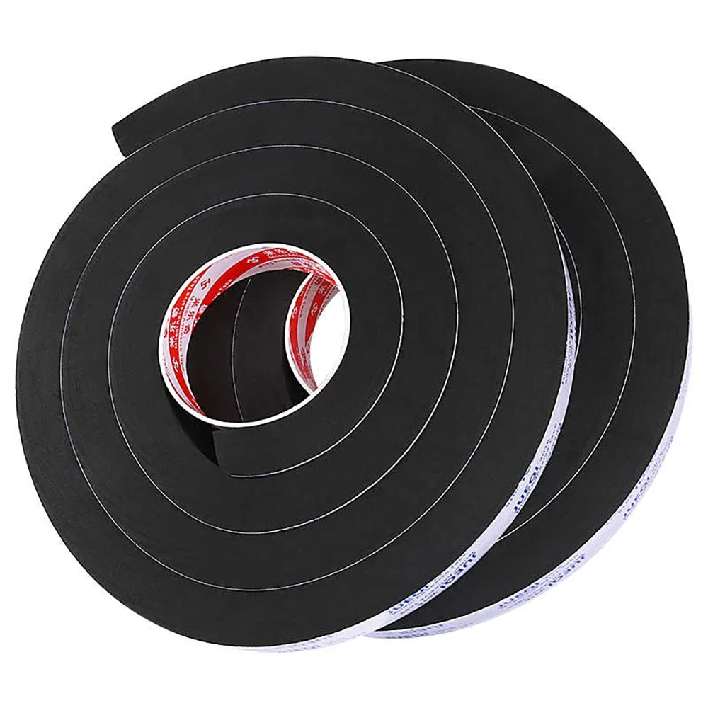 1Roll Waterproof Anti-Collision Sound Insulation Door Window Sealant Strip Sponge Tape Strong Non Marking Foam Single Side Glue