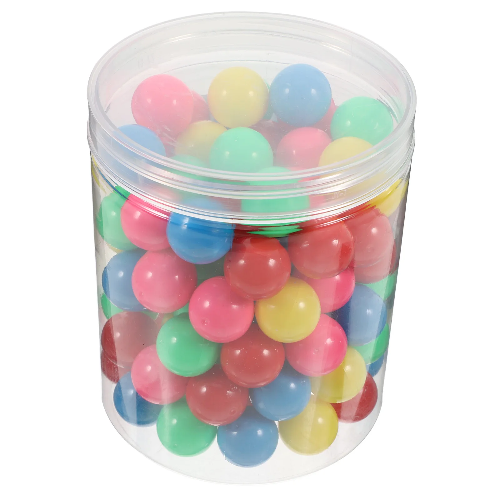 

100Pcs Colored Hollow Plastic Counting Balls 20mm for Elementary Math Probability Problems Teaching Aid Colorful Marbles Set