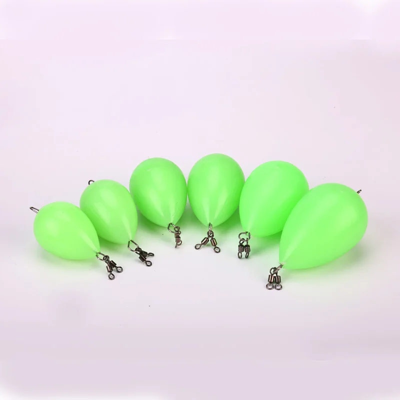 WEIHE 1 قطعة يتوهج في الظلام الصيد بوبر الصيد تعويم تضيء بوبر الرياضات المائية الصيد المعونة أداة #3