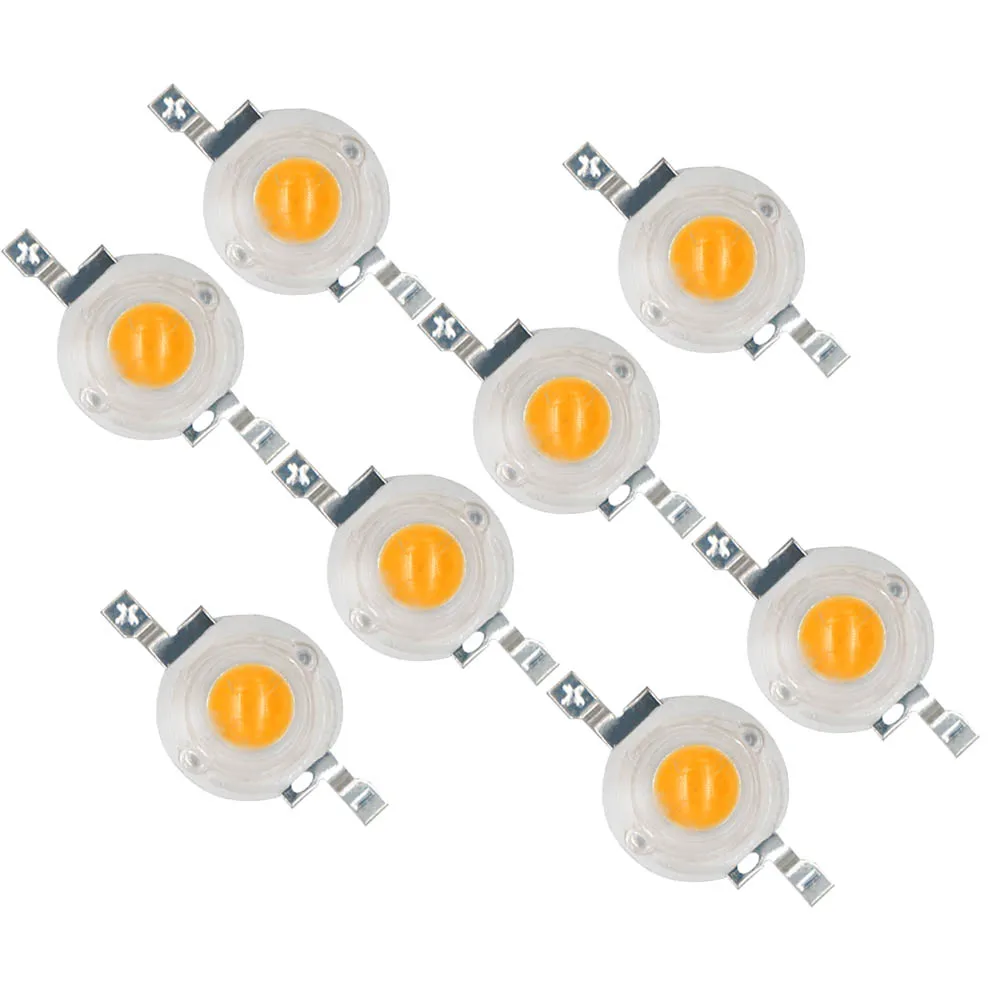 Imagem -05 - Led 1w Lâmpadas de Alta Potência Contas de Luz Pura Chips 35mli 45mli 3v Rosa 6500k Vermelho Azul Verde Amarelo para Blubs Downlight 50 Peças