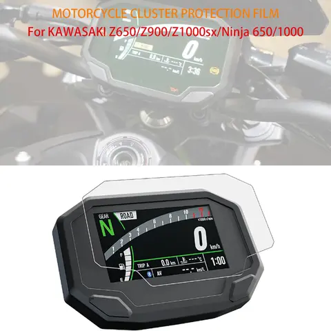 계기 보호 필름, 대시보드 화면 보호, 가와사키 Z650 Z900 Z1000sx 닌자 650 1000 SX ZX10R ZX 10R ZH2 Z H2 SE
